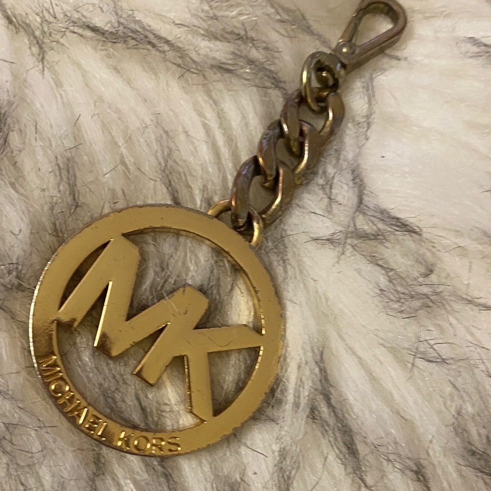 Michael Kors Gold Logo Keychain